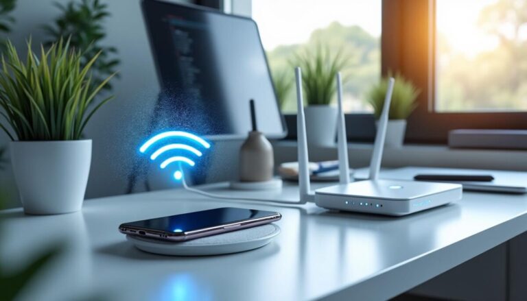 découvrez le chargeur sans fil innovant qui interrompt temporairement votre wi-fi pour une recharge optimale et sécurisée de vos appareils.