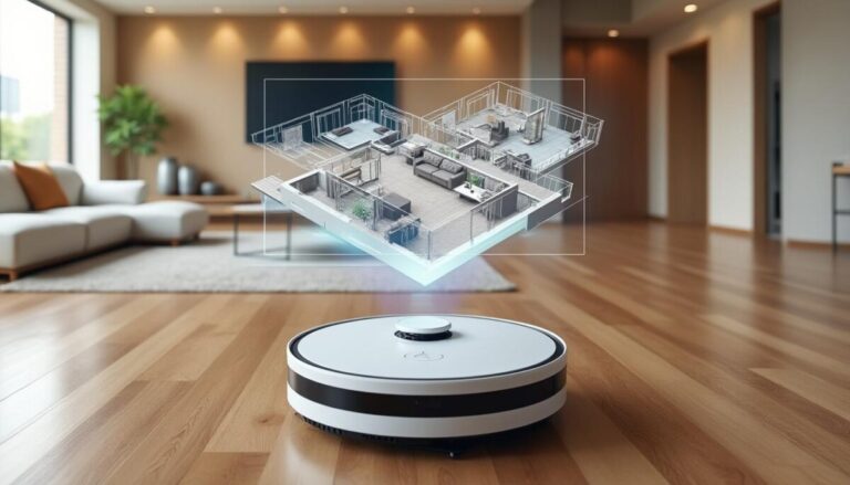 découvrez le robot aspirateur innovant qui cartographie votre maison en temps réel et vous envoie les plans détaillés pour un nettoyage optimisé et personnalisé.